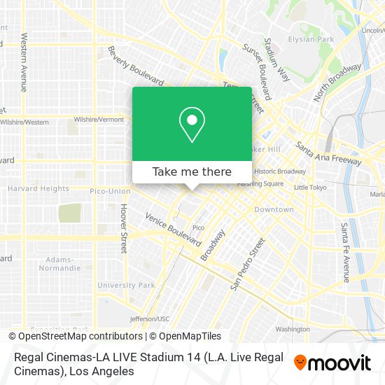 Regal Cinemas-LA LIVE Stadium 14 (L.A. Live Regal Cinemas) map