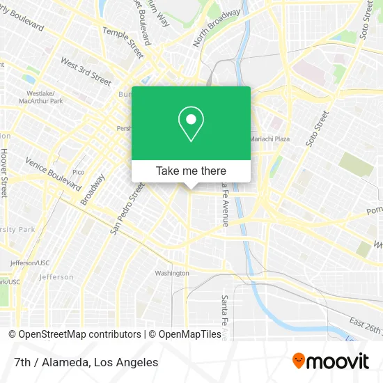 7th / Alameda map