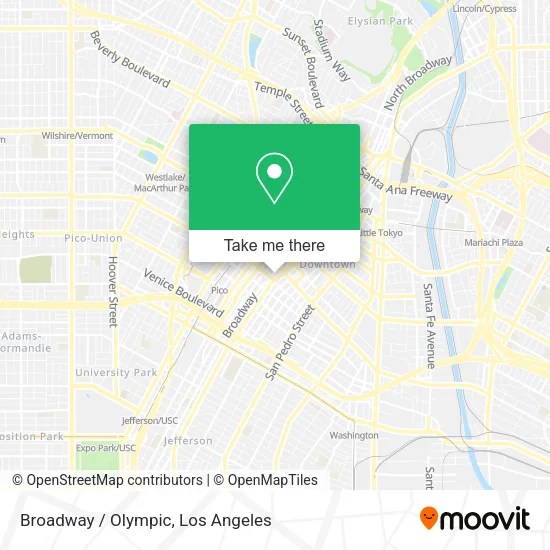 Broadway / Olympic map