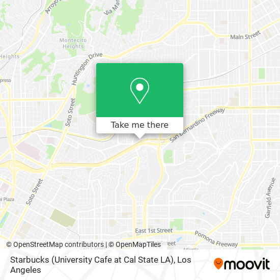 Starbucks (University Cafe at Cal State LA) map