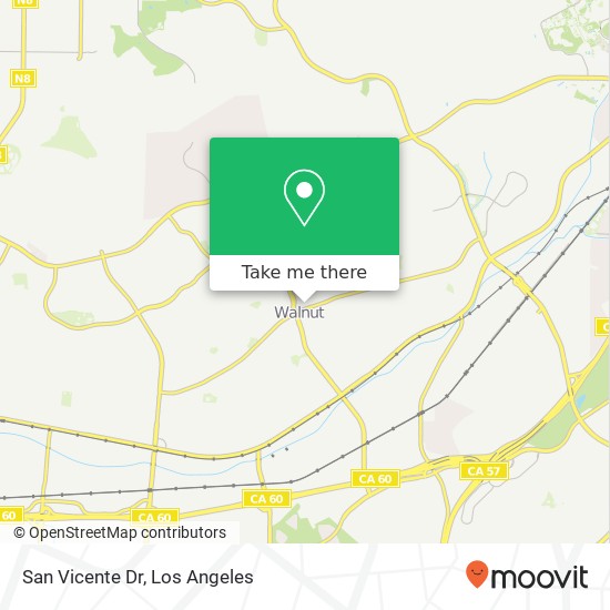 San Vicente Dr map