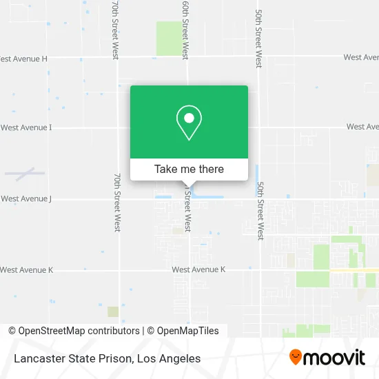 Lancaster State Prison map