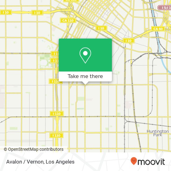 Avalon / Vernon map