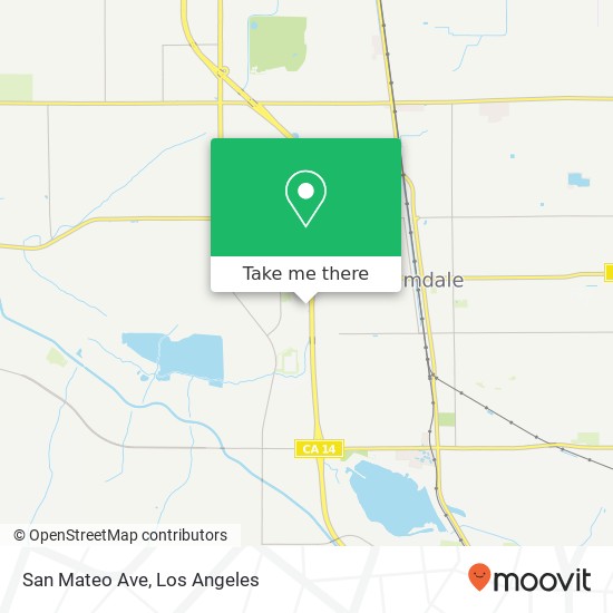 San Mateo Ave map