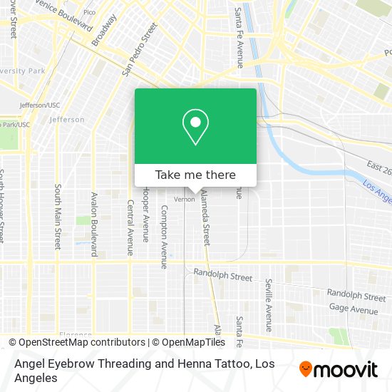 Mapa de Angel Eyebrow Threading and Henna Tattoo