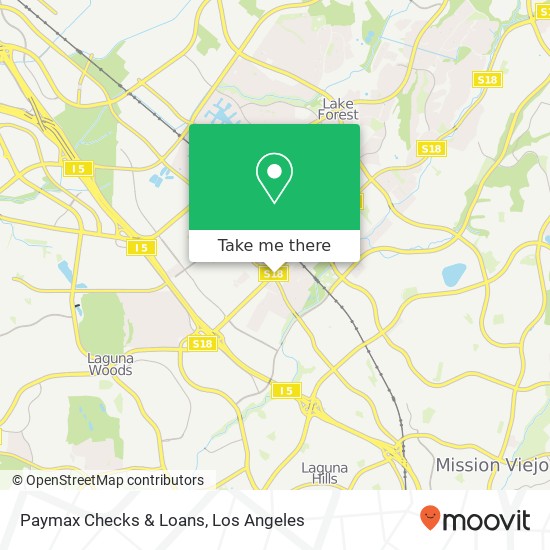 Paymax Checks & Loans map