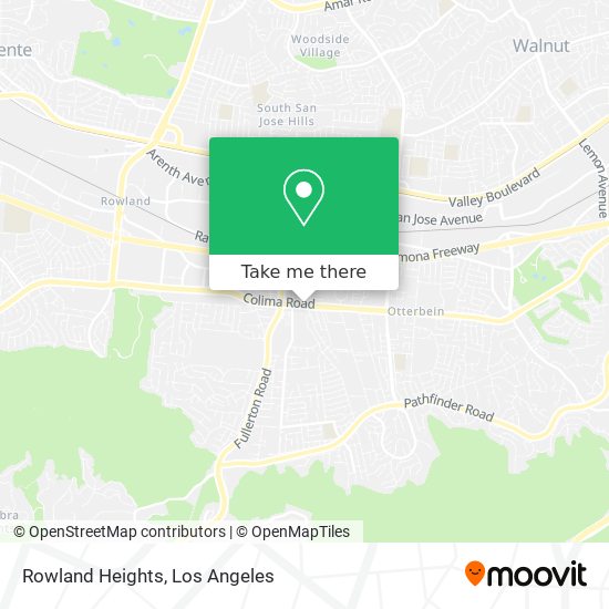 Rowland Heights map