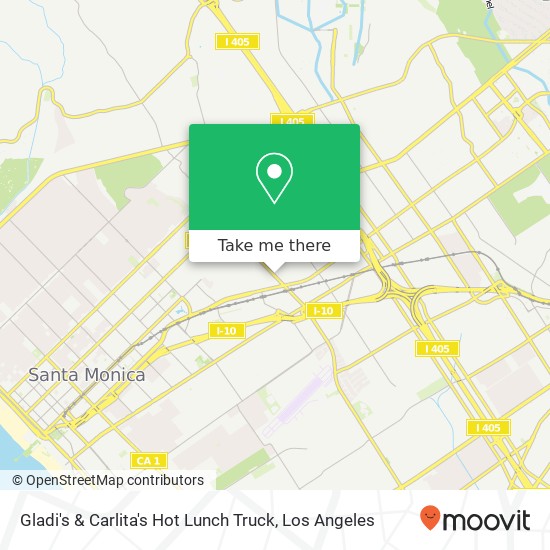Gladi's & Carlita's Hot Lunch Truck map