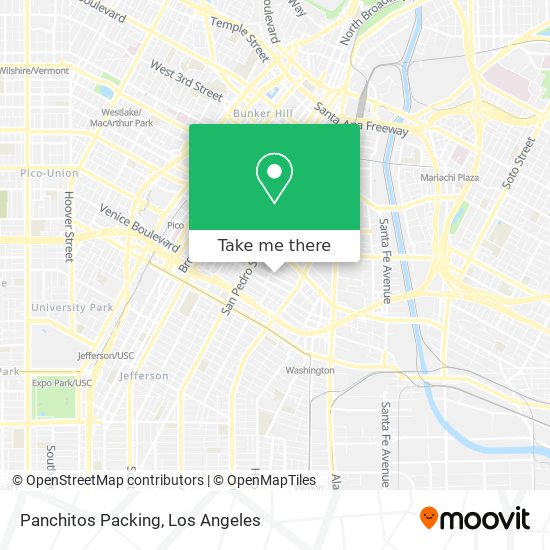 Panchitos Packing map