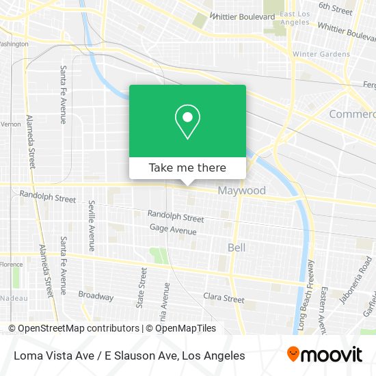 Loma Vista Ave / E Slauson Ave map