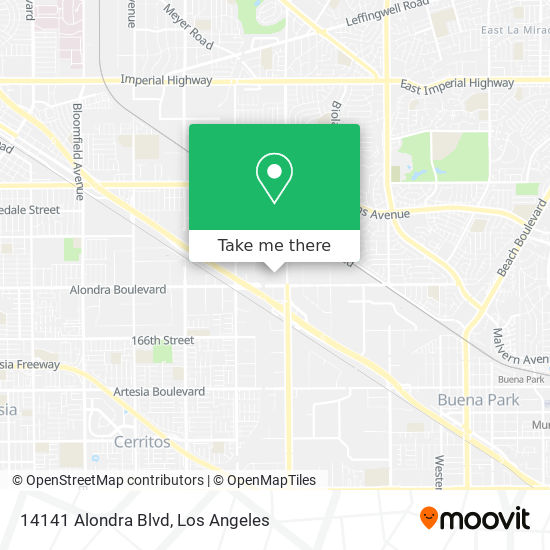 14141 Alondra Blvd map