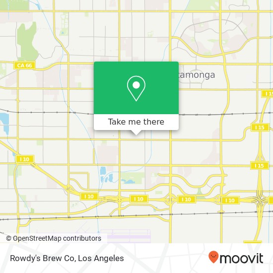 Rowdy's Brew Co map