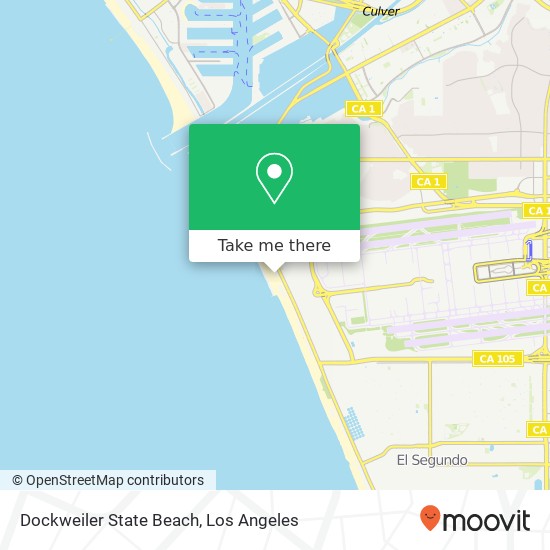 Mapa de Dockweiler State Beach