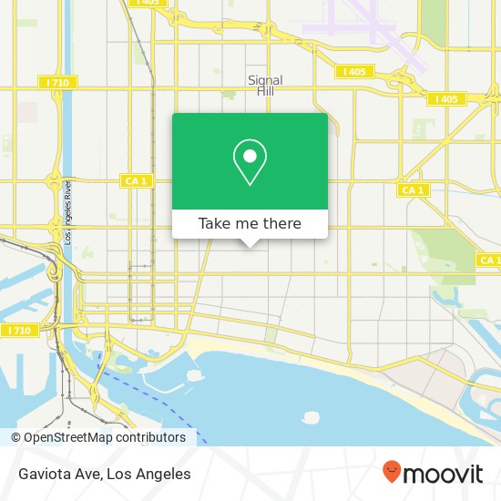 Gaviota Ave map