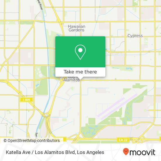Katella Ave / Los Alamitos Blvd map