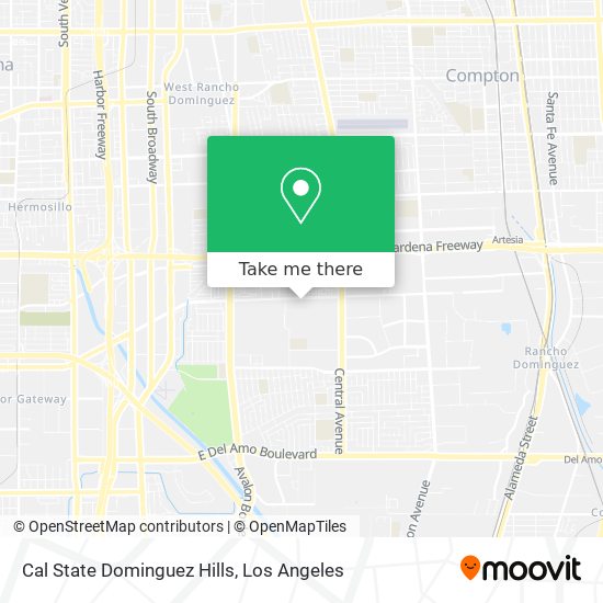Mapa de Cal State Dominguez Hills