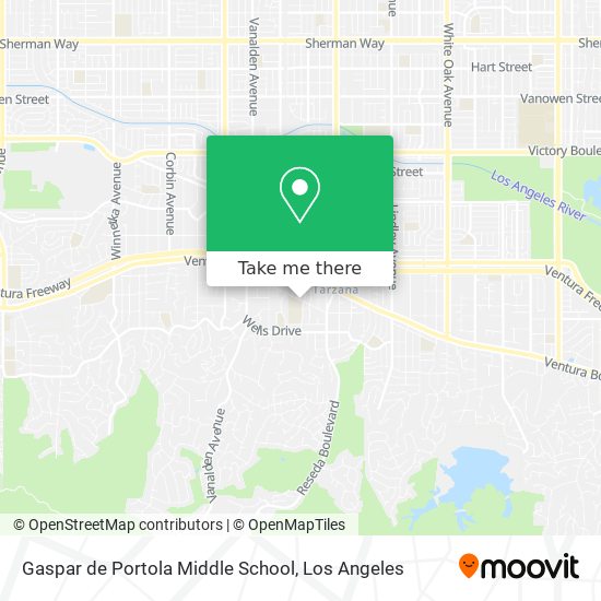 Gaspar de Portola Middle School map