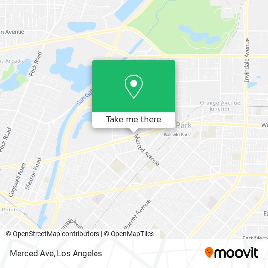 Mapa de Merced Ave