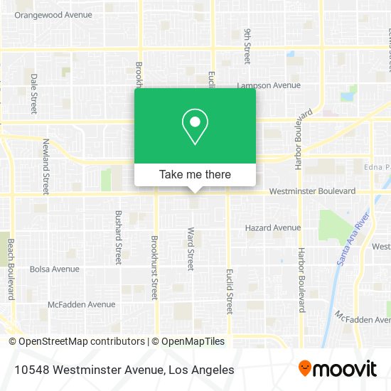 10548 Westminster Avenue map