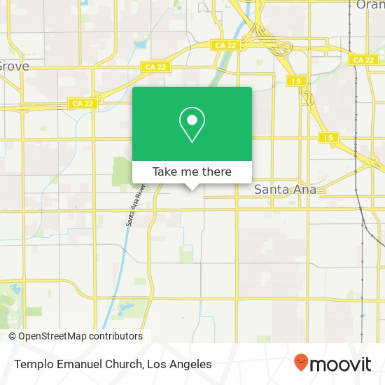 Templo Emanuel Church map