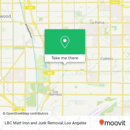 LBC Matt Iron and Junk Removal map