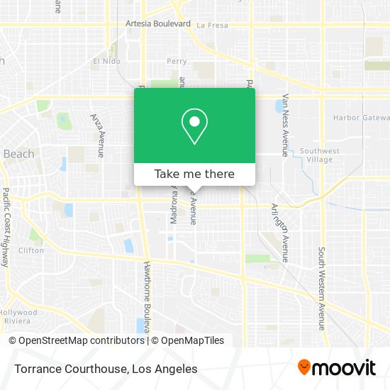 Torrance Courthouse map