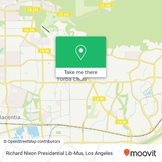 Mapa de Richard Nixon Presidential Lib-Mus