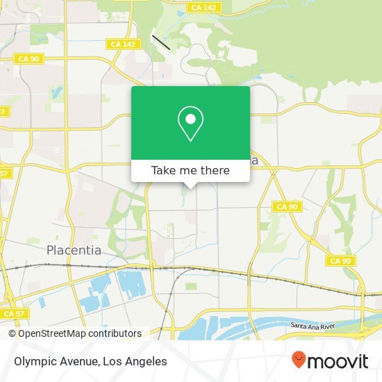 Mapa de Olympic Avenue