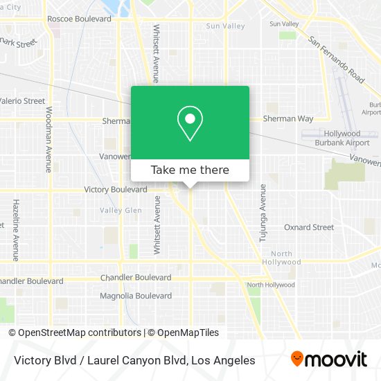 Mapa de Victory Blvd / Laurel Canyon Blvd