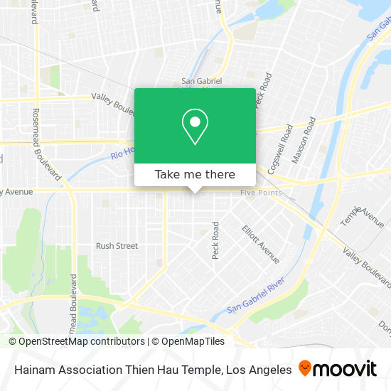 Hainam Association Thien Hau Temple map