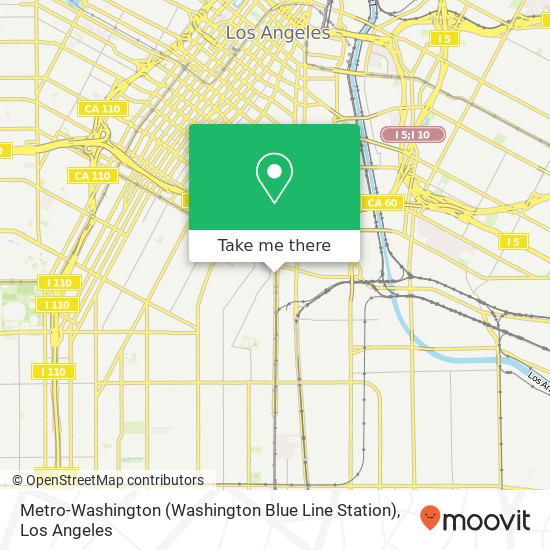 Metro-Washington (Washington Blue Line Station) map