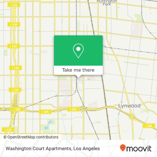 Washington Court Apartments map