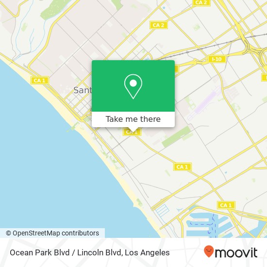 Ocean Park Blvd / Lincoln Blvd map