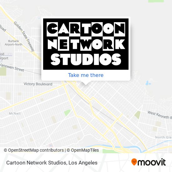 Cartoon Network Studios map