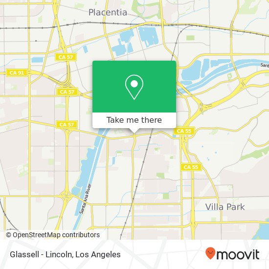 Mapa de Glassell - Lincoln