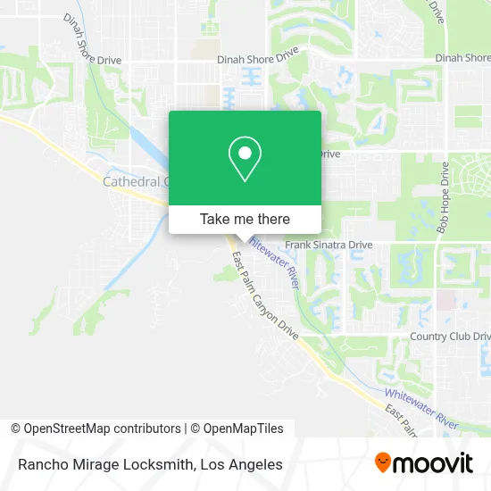 Rancho Mirage Locksmith map