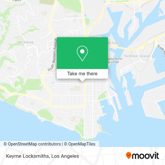 Keyme Locksmiths map