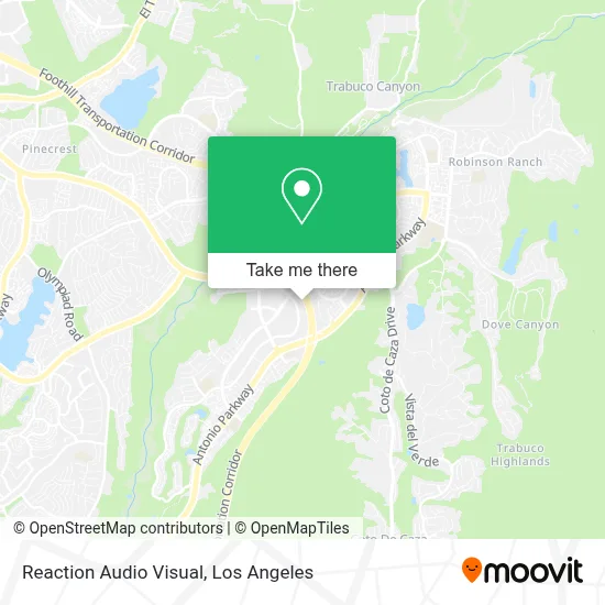 Reaction Audio Visual map