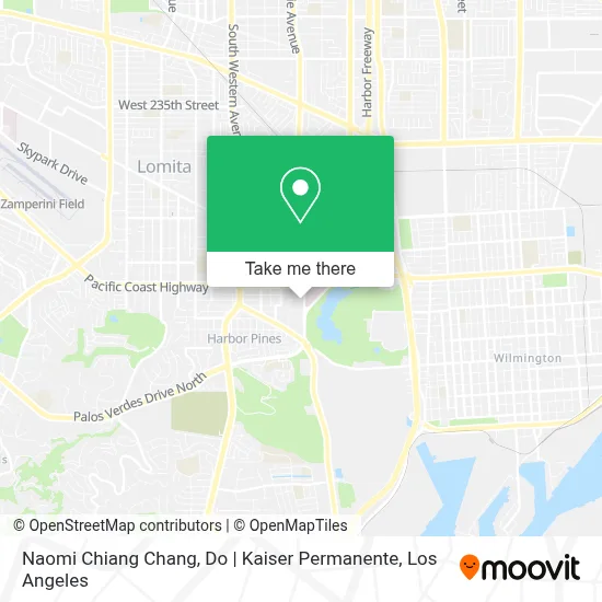 Naomi Chiang Chang, Do | Kaiser Permanente map