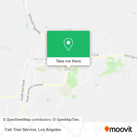 Cali Tree Service map