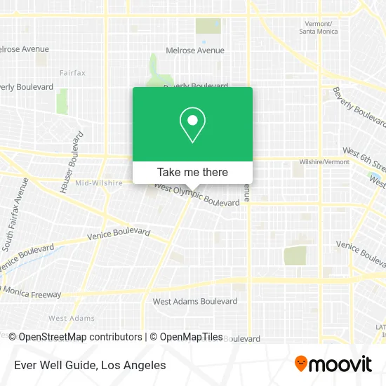 Ever Well Guide map