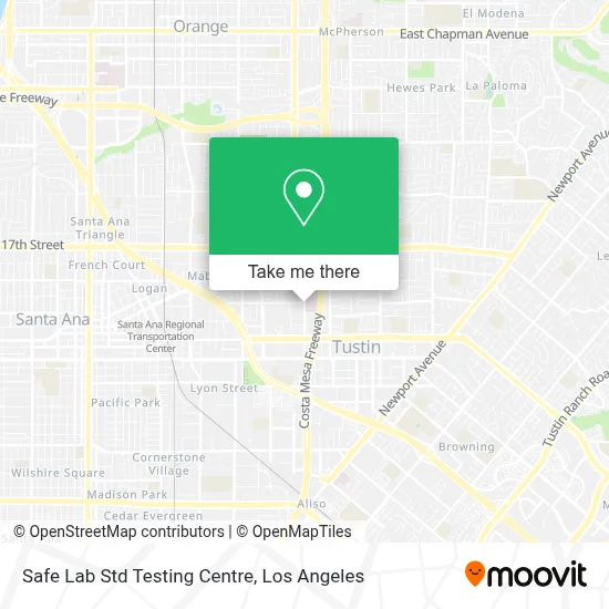 Safe Lab Std Testing Centre map