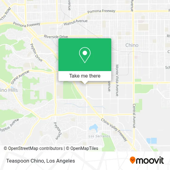 Teaspoon Chino map
