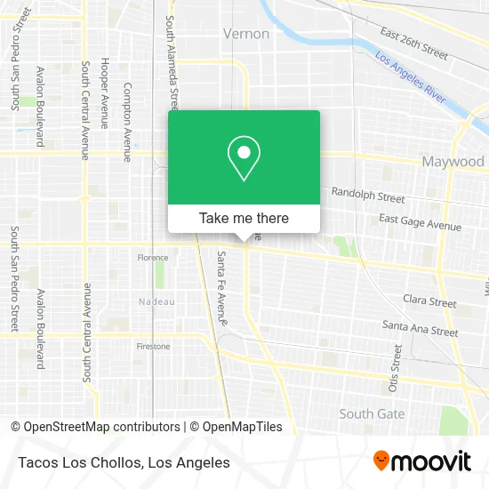 Tacos Los Chollos map