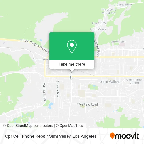 Cpr Cell Phone Repair Simi Valley map