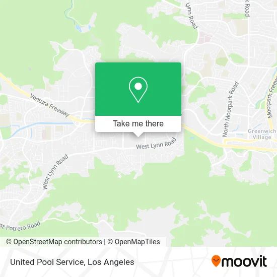 United Pool Service map