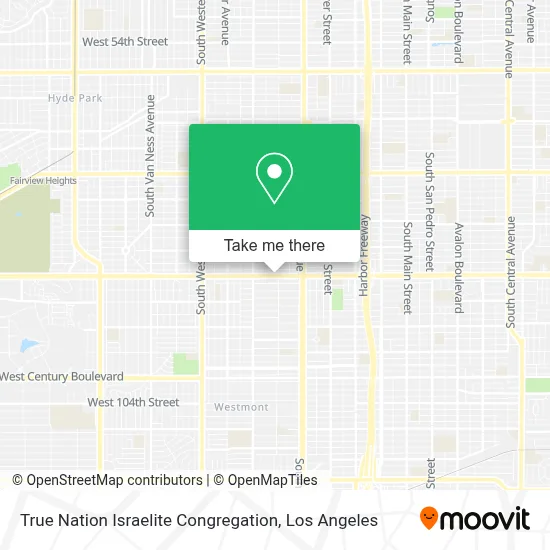 True Nation Israelite Congregation map