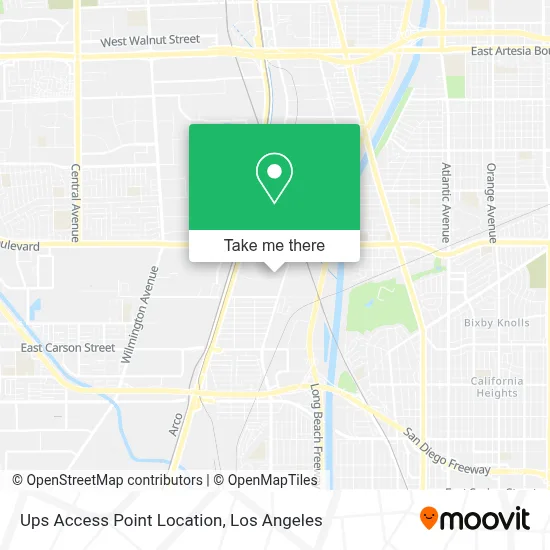 Ups Access Point Location map