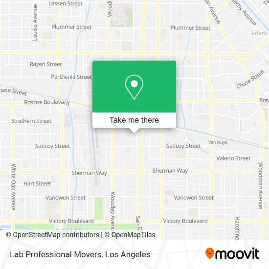 Lab Professional Movers map