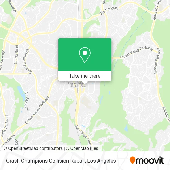 Crash Champions Collision Repair map